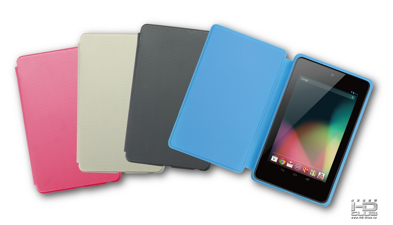 Nexus 7多彩保護套(選購)共有四色，彰顯個人專屬風尚。.jpg