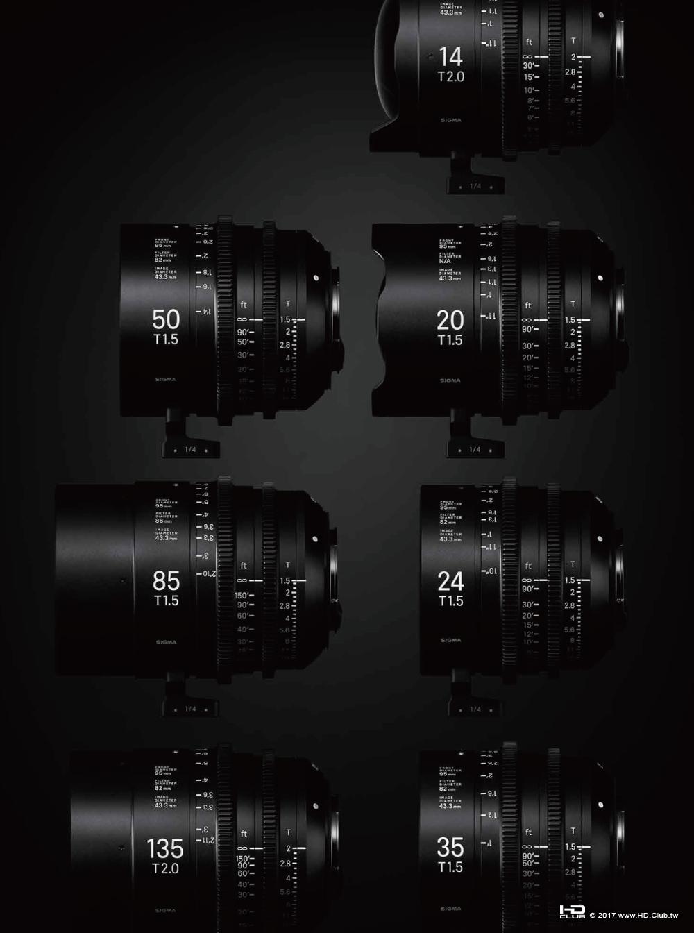 圖說_SIGMA電影鏡頭的全片幅高速定焦鏡頭系列一共有7個焦段 (形象圖).jpg.jpg