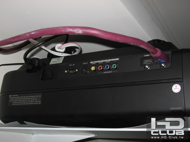 JVC HD 250 後方