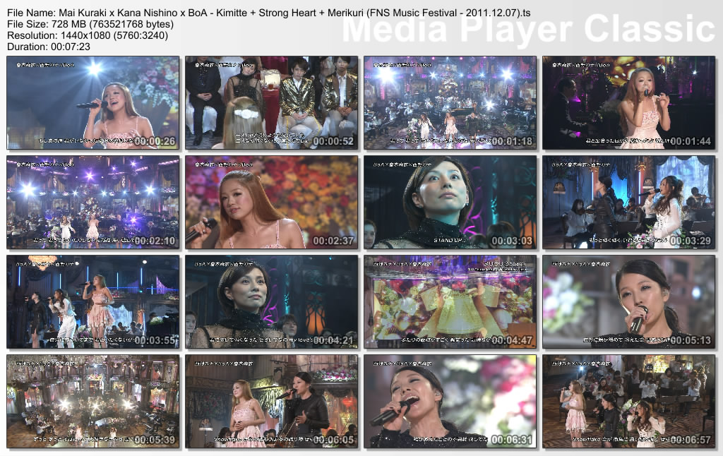 Mai Kuraki x Kana Nishino x BoA - Kimitte   Strong Heart   Merikuri (FNS Music F.jpg