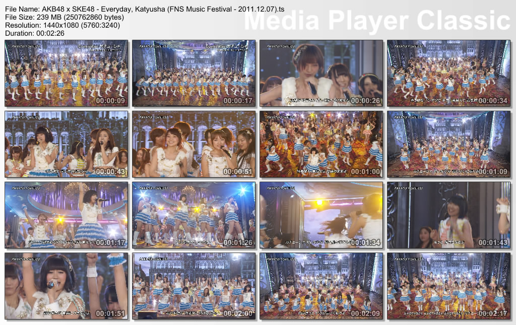 AKB48 x SKE48 - Everyday, Katyusha (FNS Music Festival - 2011.12.07).ts_thumbs_[.jpg