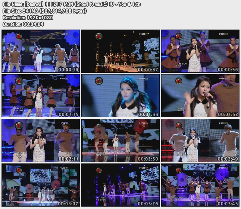 [bearwu] 111217 MBN (Show! K music) IU - You & I.jpg