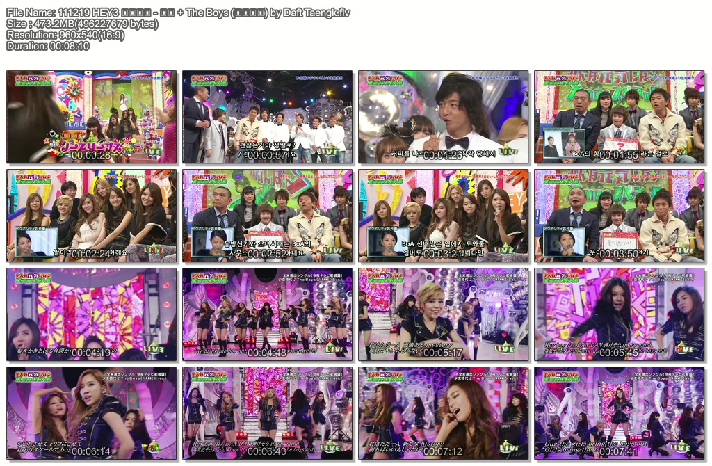 111219 HEY3 소녀시대 - 토크   The Boys (자체자막) by Daft Taengk.flv.jpg