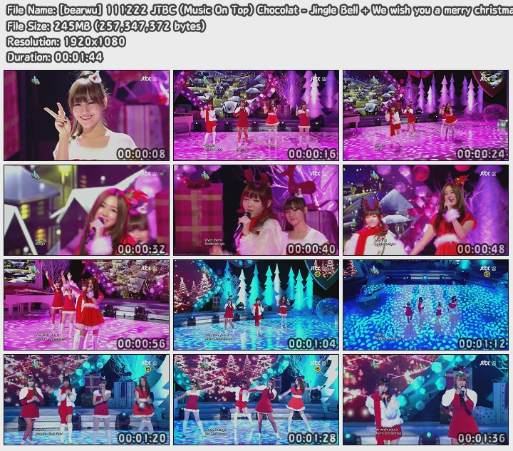 [bearwu] 111222 JTBC (Music On Top) Chocolat - Jingle Bell   We wish you a merry.jpg