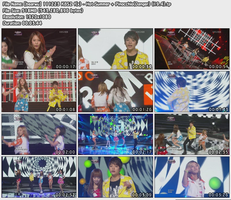 [bearwu] 111223 KBS2 f(x) - Hot Summer   Pinocchio(Danger) (19.4).jpg