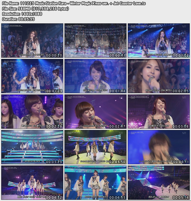 111223 Music Station Kara - Winter Magic X\'mas ver.   Jet Coaster Love.jpg