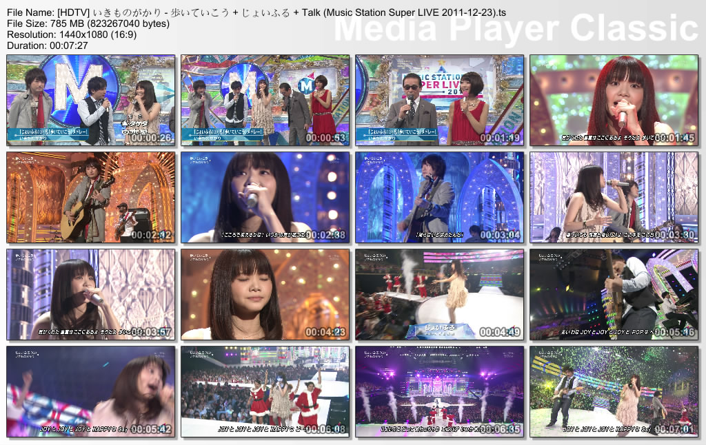 [HDTV] いきものがかり - 歩いていこう   じょいふる   Talk (Music Station Super LI.jpg