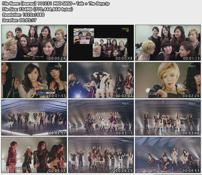 [bearwu] 111231 MBC SNSD - Talk   The Boys6.jpg