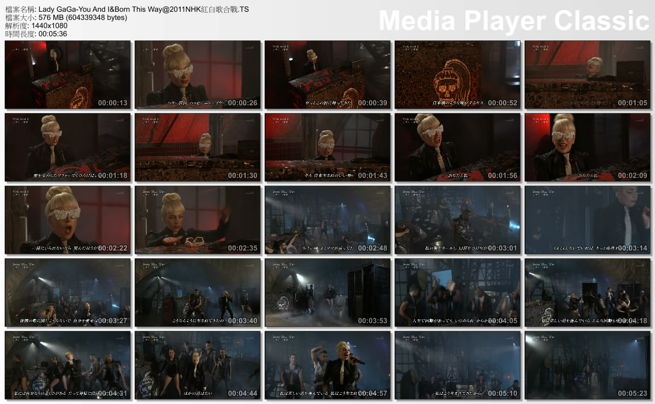 Lady GaGa-You And I&Born This Way@2011NHK紅白歌合戰.jpg