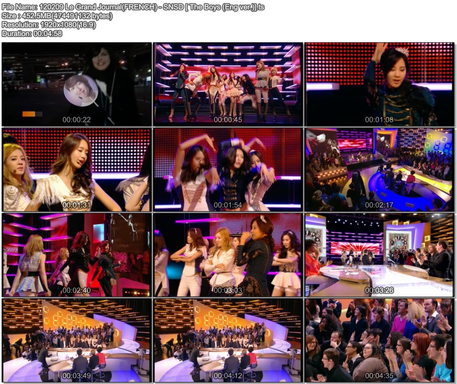 120209 Le Grand Journal(FRENCH) - SNSD [ The Boys (Eng ver.)].jpg