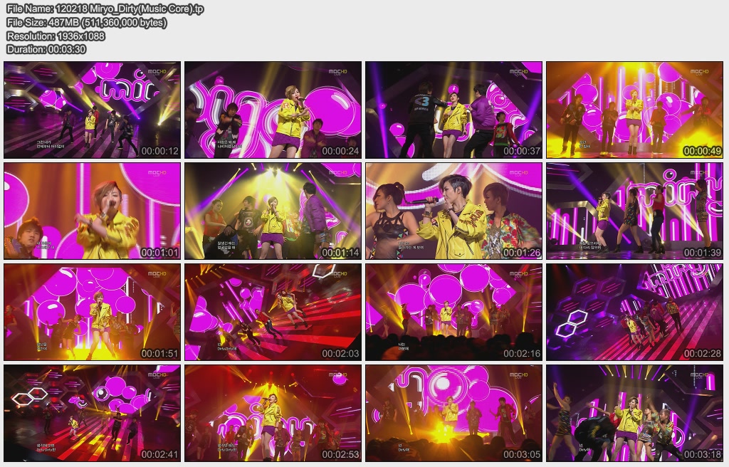 120218 Miryo_Dirty(Music Core).jpg