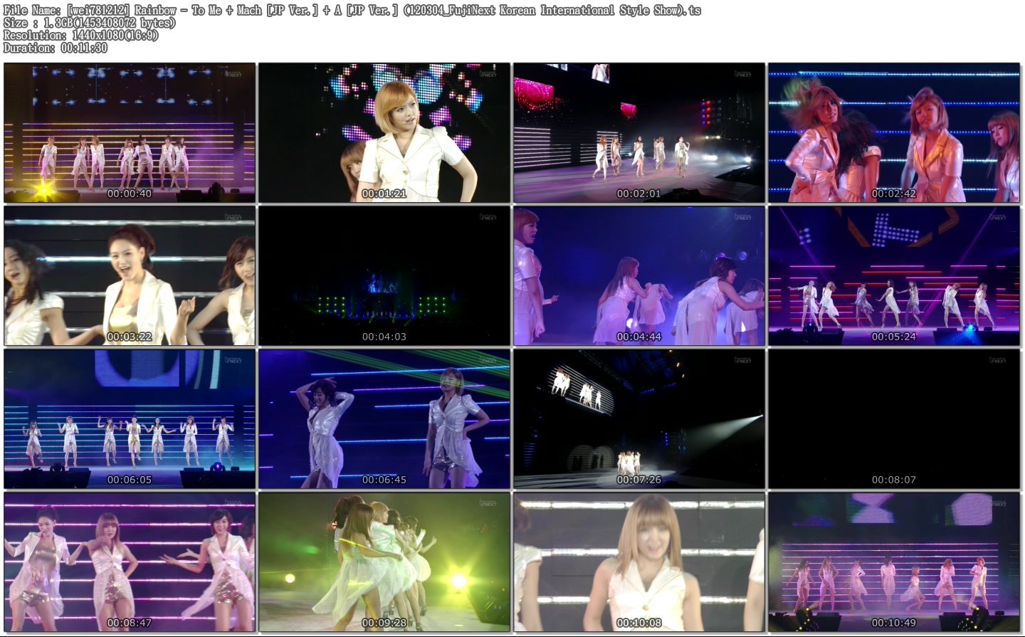 [wei781212] Rainbow - To Me + Mach [JP Ver.] + A [JP Ver.] (120304_FujiNext Kore.jpg