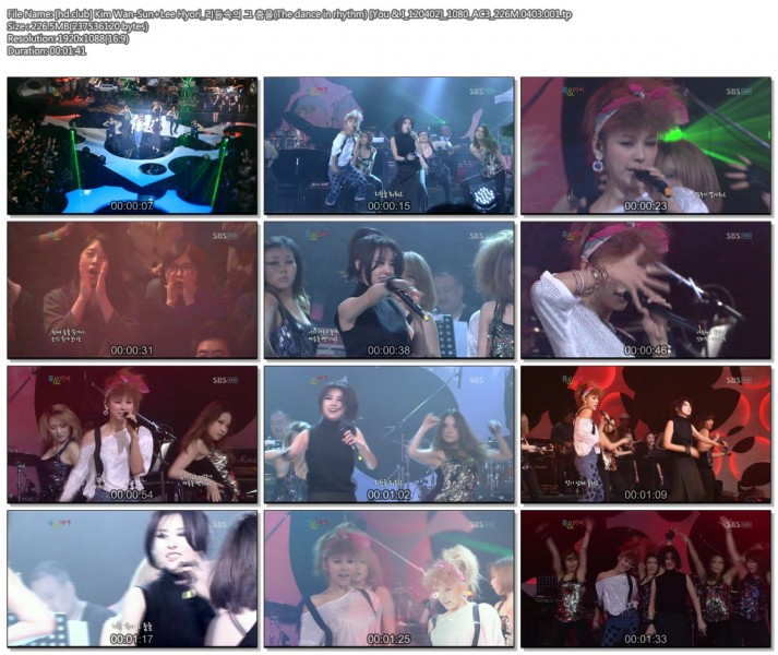 [hd.club] Kim Wan-Sun Lee Hyori_리듬속의 그 춤을(The dance in rhythm) [You & I_1.jpg