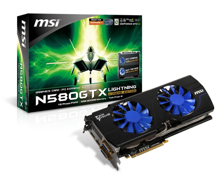 微星 MSI N580GTX Lightning Xtreme Edition 3G版(歡迎面交，保固中)...