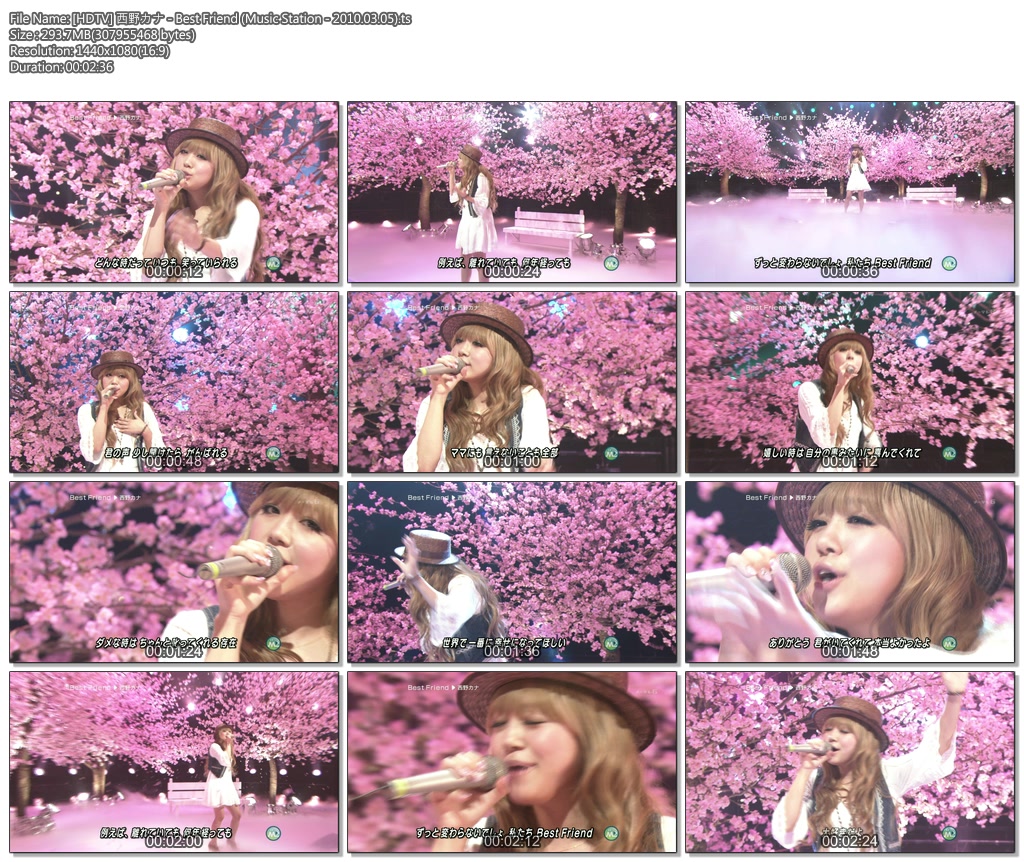 [HDTV] 西野カナ - Best Friend (Music Station - 2010.03.05).ts.jpg
