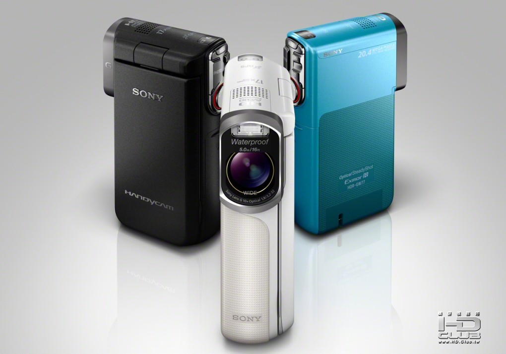 1.Handycam三防數位攝影機【GW77V】產品圖-藍白黑3款.jpg