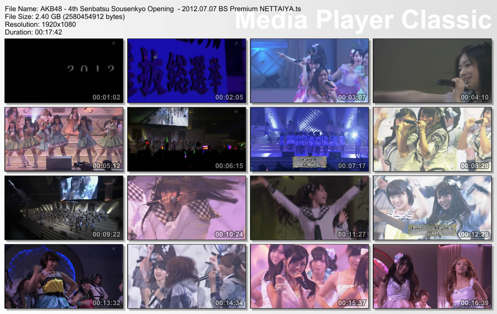 AKB48 - 4th Senbatsu Sousenkyo Opening  - 2012.07.07 BS Premium NETTAIYA.ts_thum.jpg