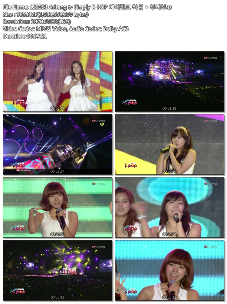 121023 Arirang tv Simply K-POP 에이핑크 허쉬   부비부.ts.jpg