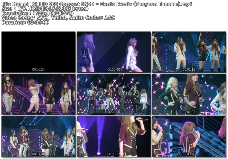 121110 SBS Concert SNSD - Genie Remix (Taeyeon Fancam).mp4.jpg