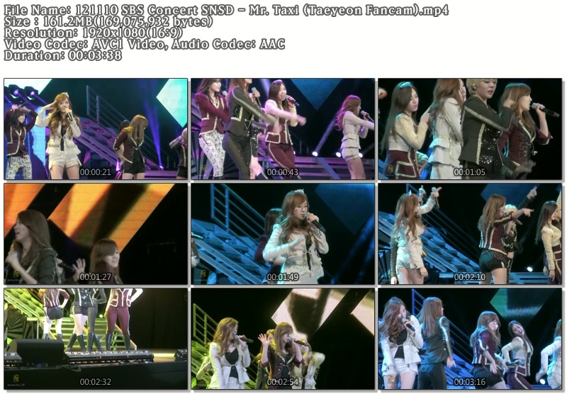 121110 SBS Concert SNSD - Mr. Taxi (Taeyeon Fancam).mp4.jpg
