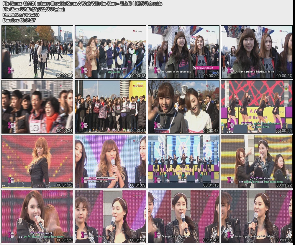 121121 arirang Showbiz Korea A Walk With the Stars - 씨스타 나인뮤지스cut.ts.jpg