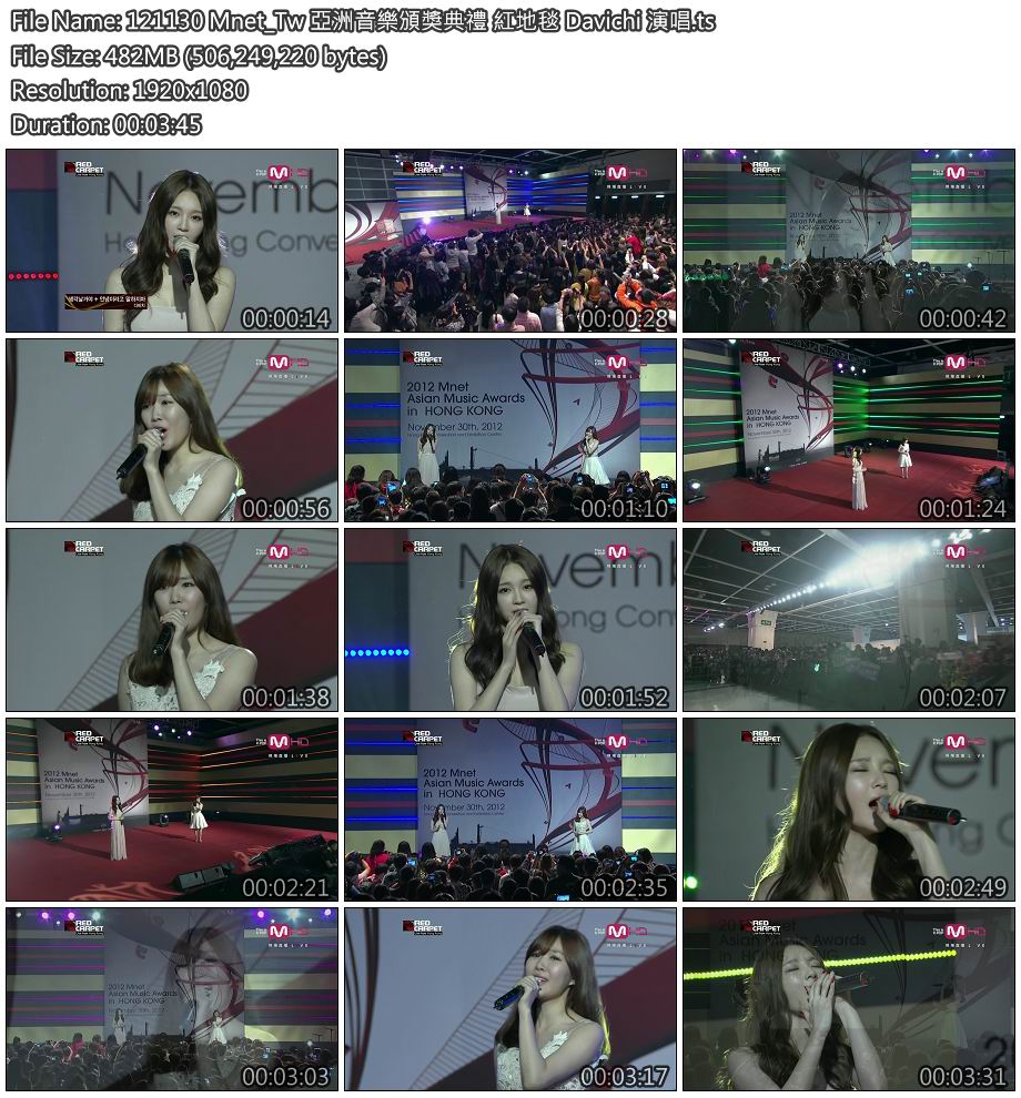 121130 Mnet_Tw 亞洲音樂頒獎典禮 紅地毯 Davichi 演唱.jpg