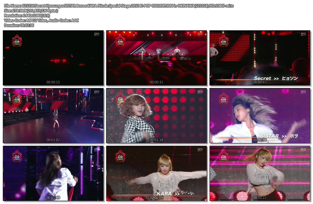 121216.Secret Hyosung x SISTAR Bora x KARA Nicole.Special Stage.2012 K-POP COLLE.jpg