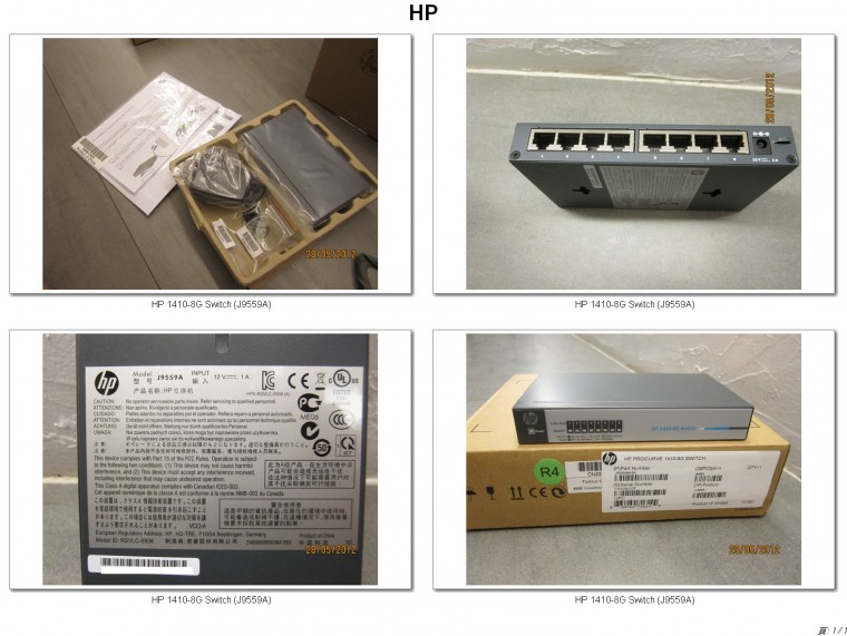 HP 1410-8G Switch (J9559A) 台北現貨