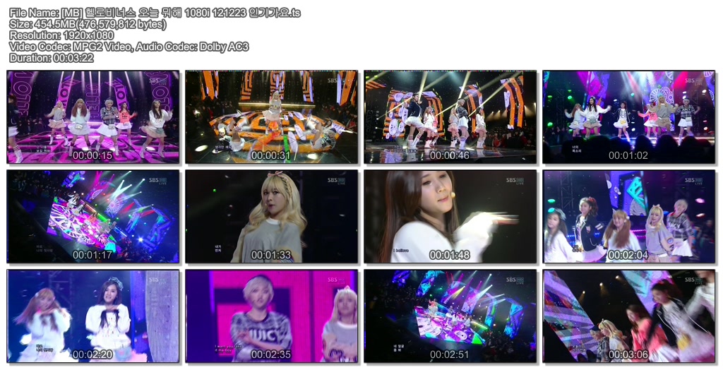 [MB] 여가수모음 1080i 121223 인기가요01.jpg