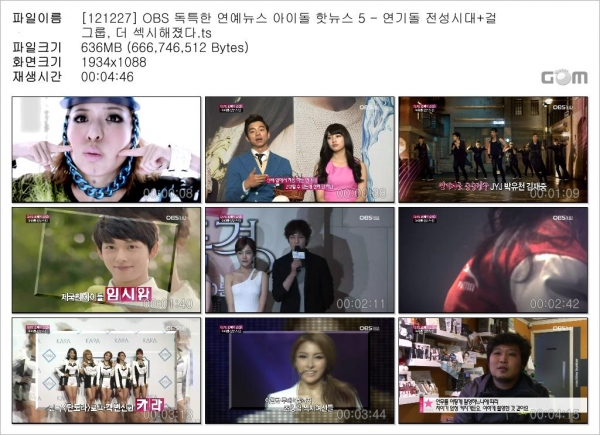 [121227] OBS 독특한 연예뉴스 아이돌 핫뉴스 5 - 연기돌 전성시대 걸그룹, 더 섹시해.jpg