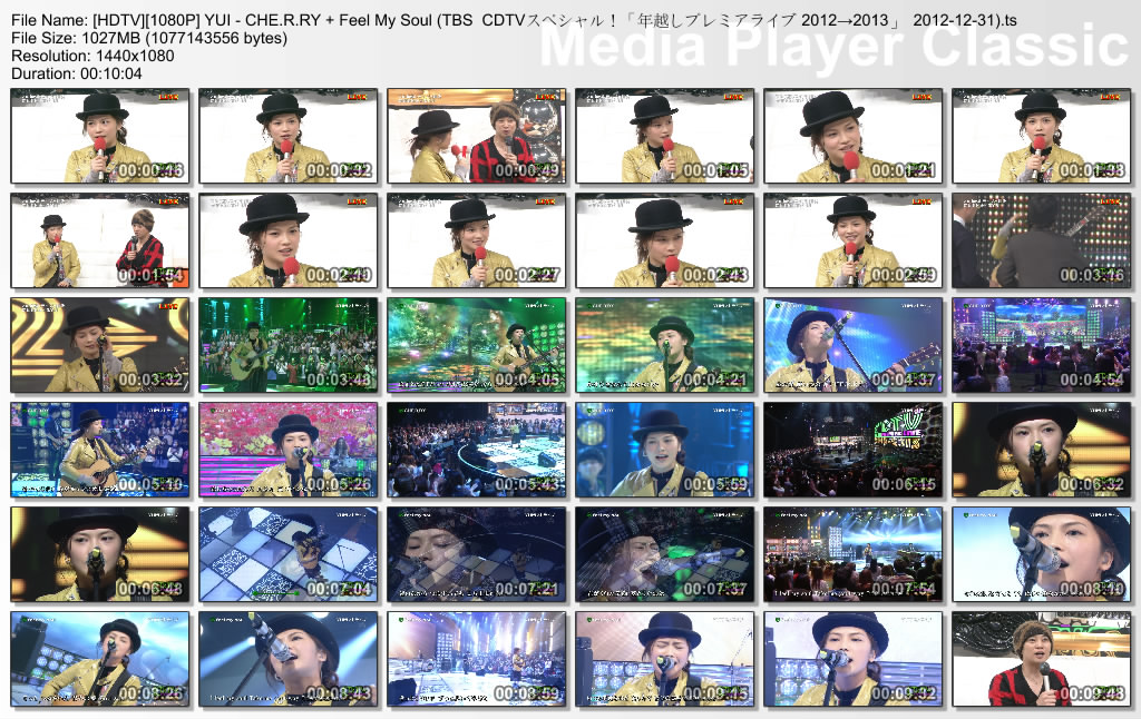 [HDTV][1080P] YUI - CHE.R.RY + Feel My Soul (TBS  CDTVスペシャル！「年越しプレミ.jpg