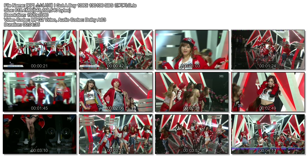 [KP] 소녀시대 1080i 130106 인기가요01.jpg