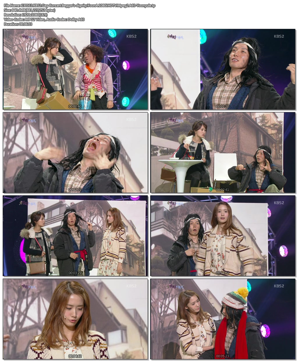130113.KBS2.Gag Concert.Beggar\'s dignity.YoonA.1080i.HDTV.Mpeg2.AC3-Yoon.jpg