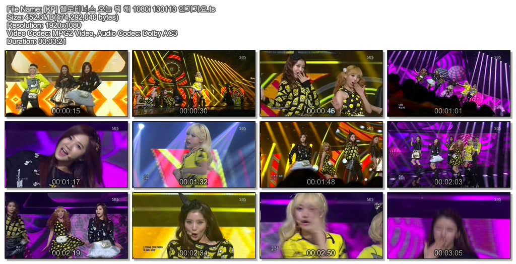 [KP] 여가수모음 1080i 130113 인기가요01.jpg