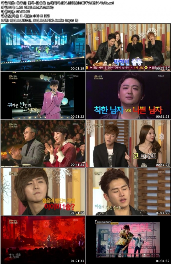 불후의 명곡 - 전설을 노래하다.E84.130119.젊음의 행진 명콤비 MC 송승환 & 왕영은.H.jpg