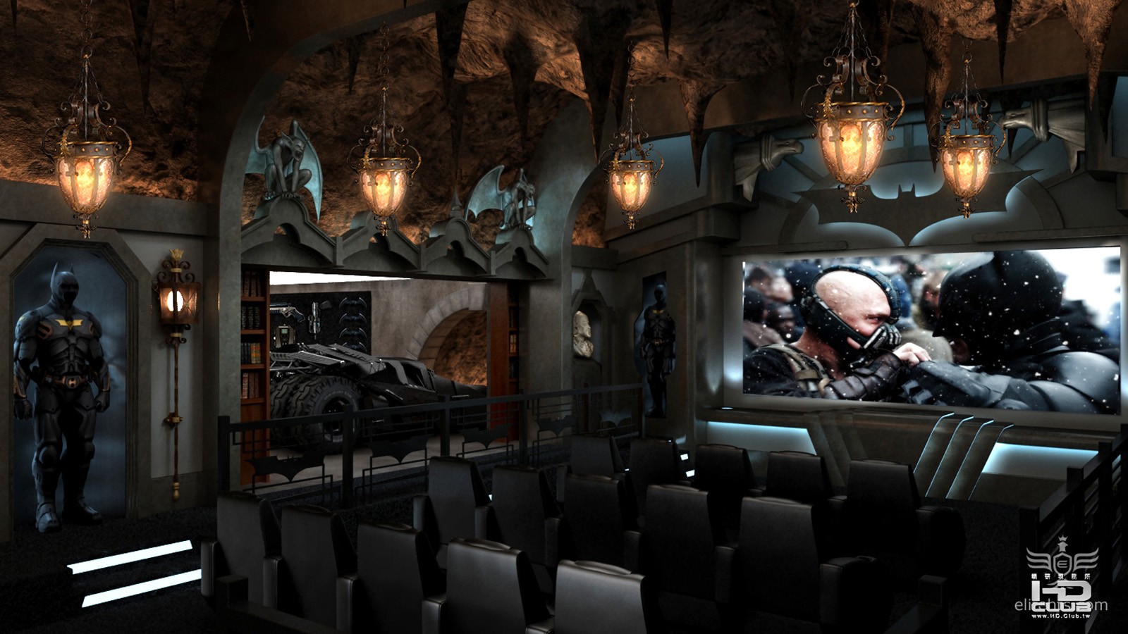 2-1_batcave home theater