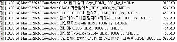 [13.03.14] Mnet.E326.M Countdown.걸그룹모음 by TMBL.JPG