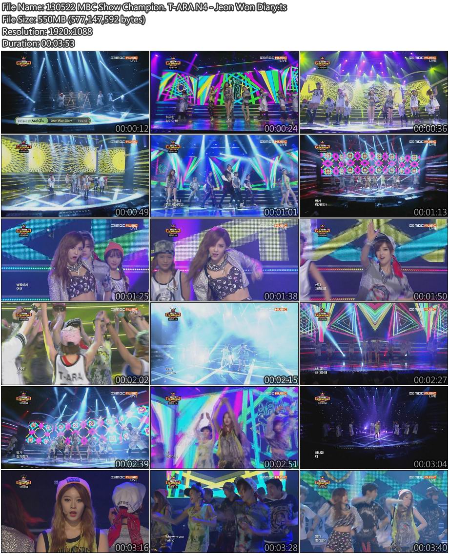 130522 MBC Show Champion. T-ARA N4 - Jeon Won Diary.jpg
