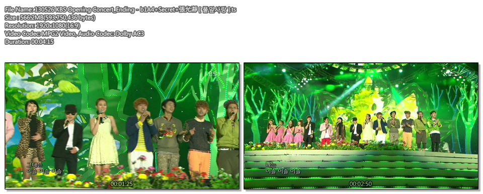 130526 KBS Opening Concert_Ending - b1A4 Secret 張允瀞 [ 풀잎사랑 ].ts.jpg