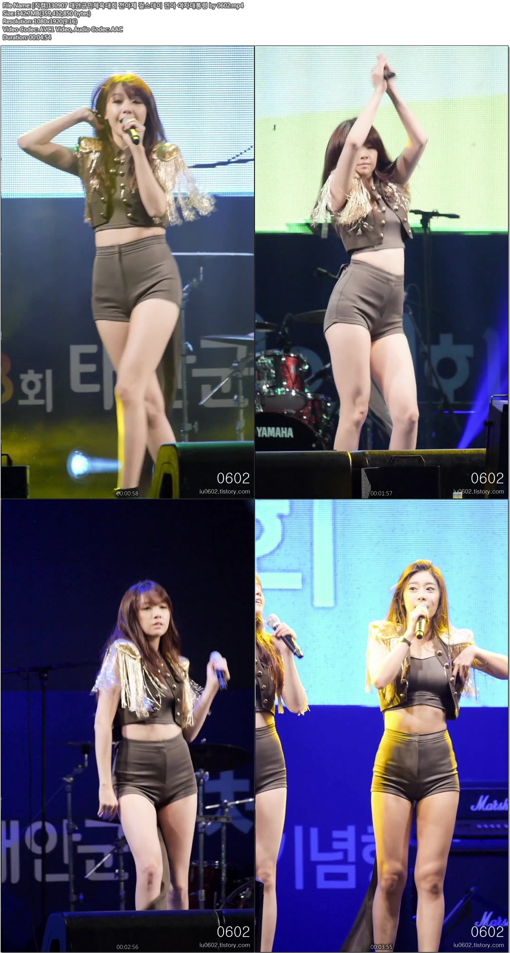 [직캠]130907 태안군민체육대회 전야제 걸스데이 by 0602b.jpg