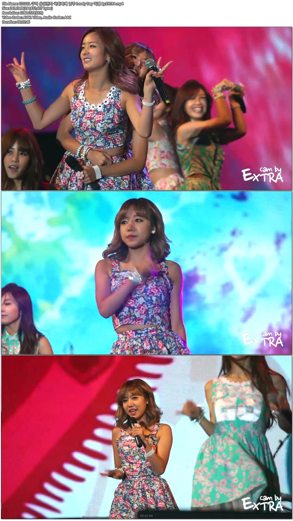 131011 구미 삼성전자 국화축제 에이핑크(은지.남주) 직캠 By.EXTRA03.jpg