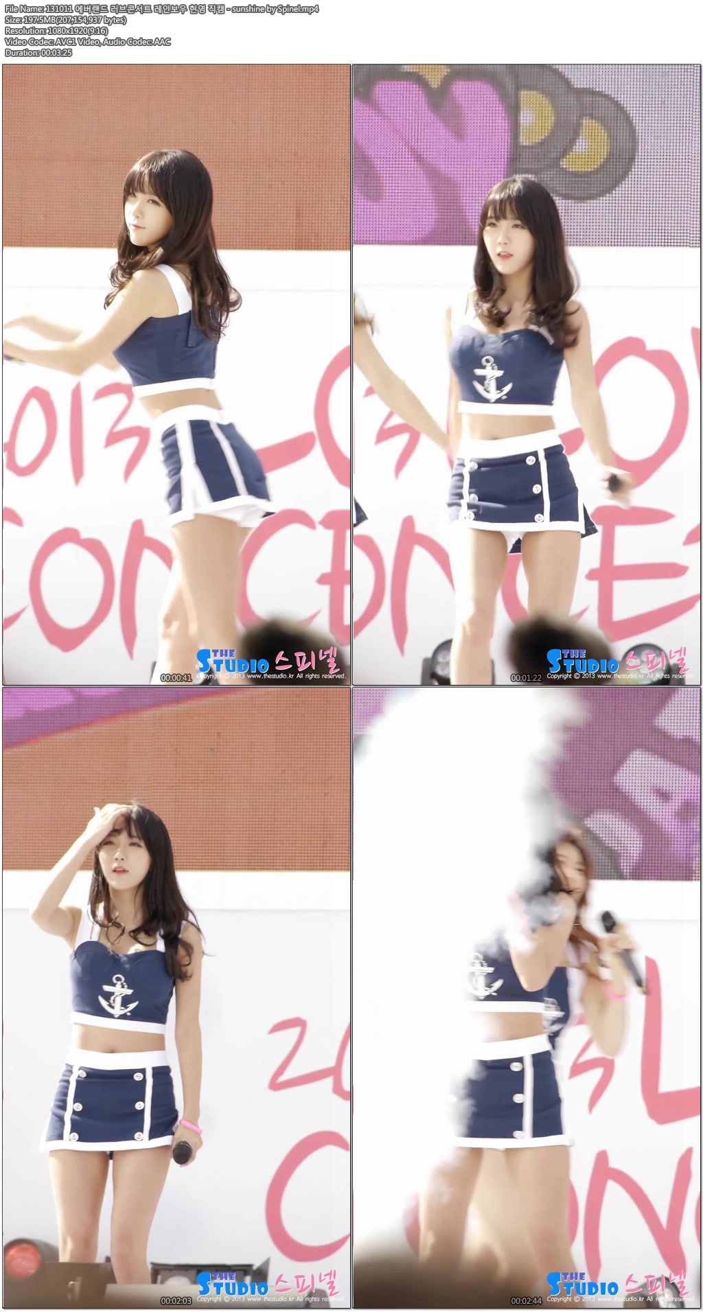 131011 에버랜드 러브콘서트 달샤벳 우희.레인보우 현영 직캠 by Spinel04.jpg.jpg