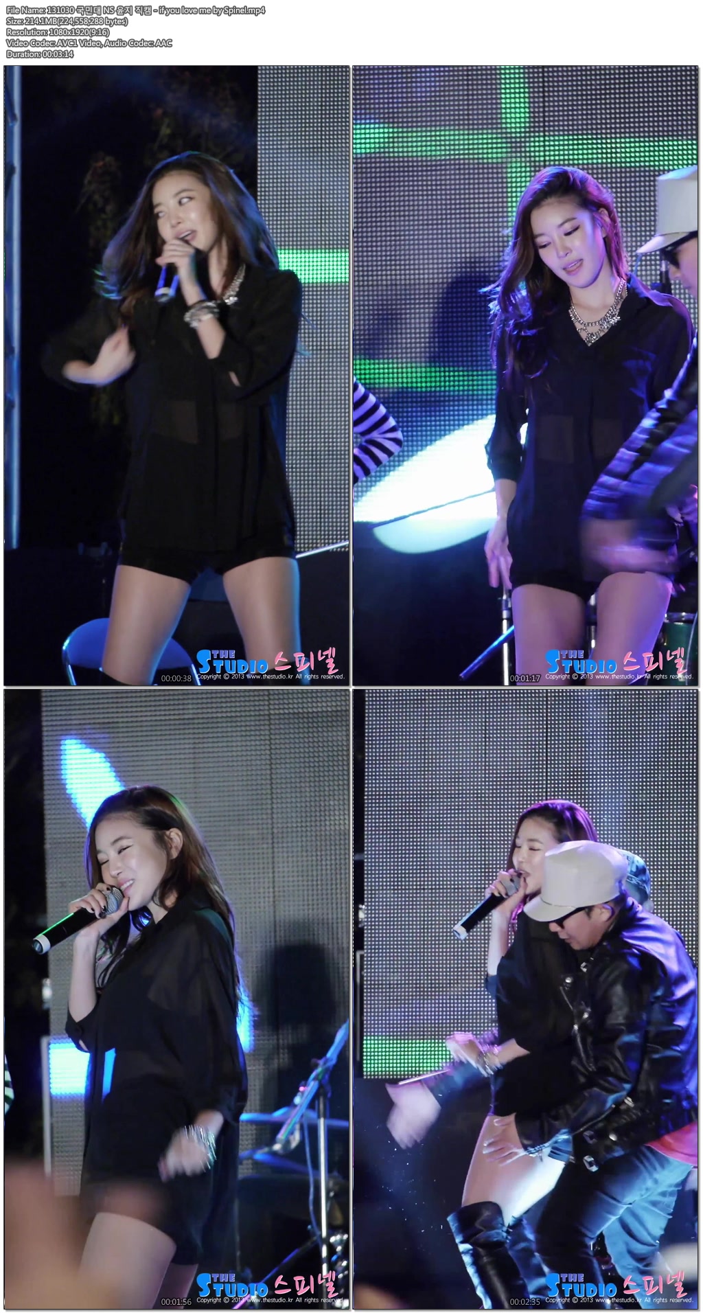 131030 국민대 NS 윤지.달샤벳 우희 직캠 by Spinel04.jpg