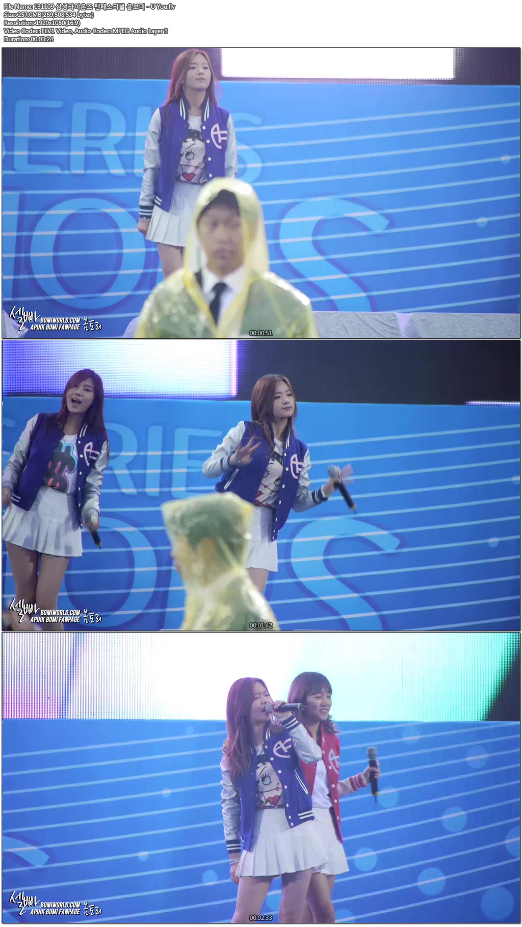 131109 삼성라이온즈 팬페스티벌 에이핑크 (박초롱.윤보미) by 셀빠04.jpg.jpg