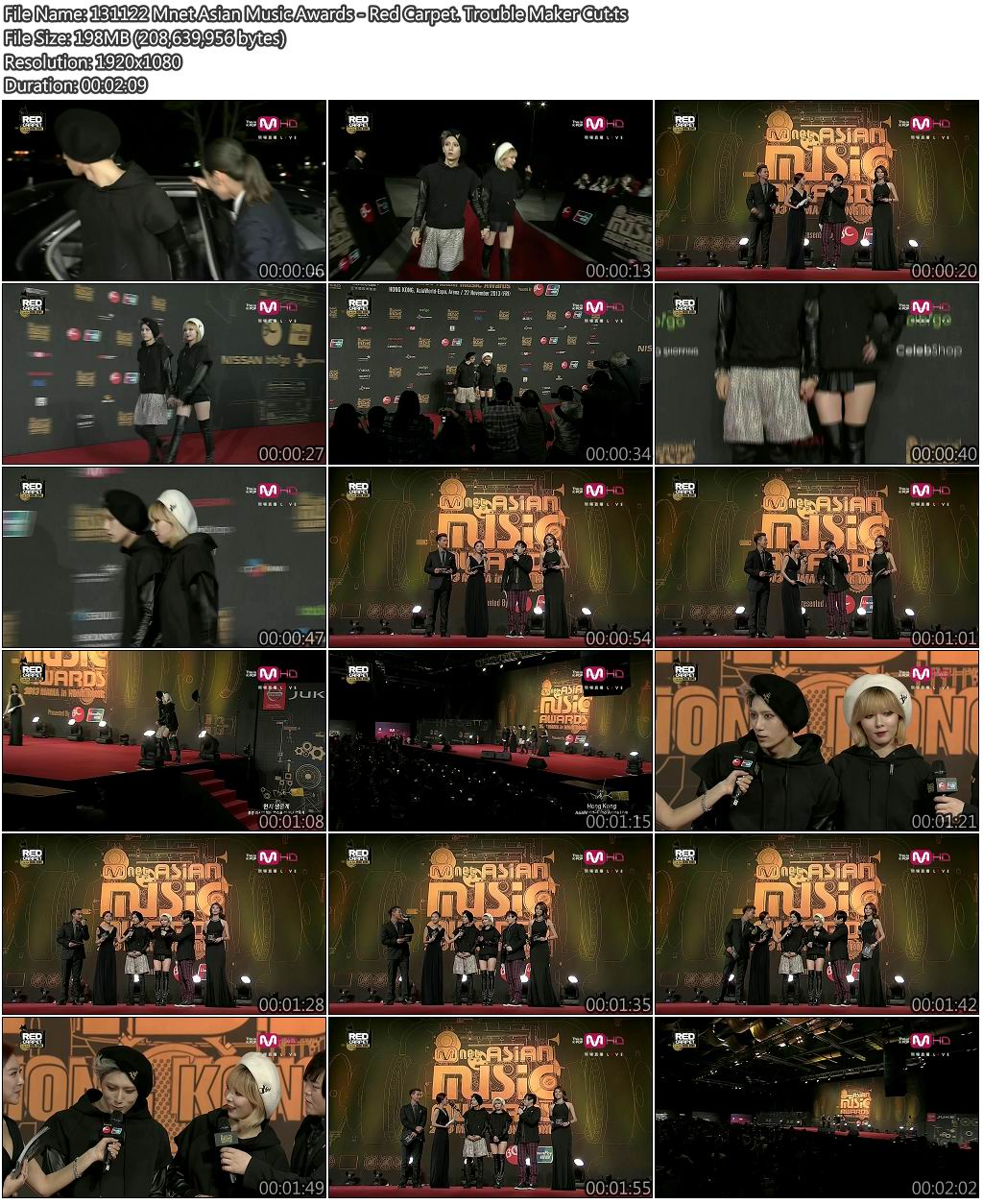 131122 Mnet Asian Music Awards - Red Carpet. Trouble Maker Cut.jpg