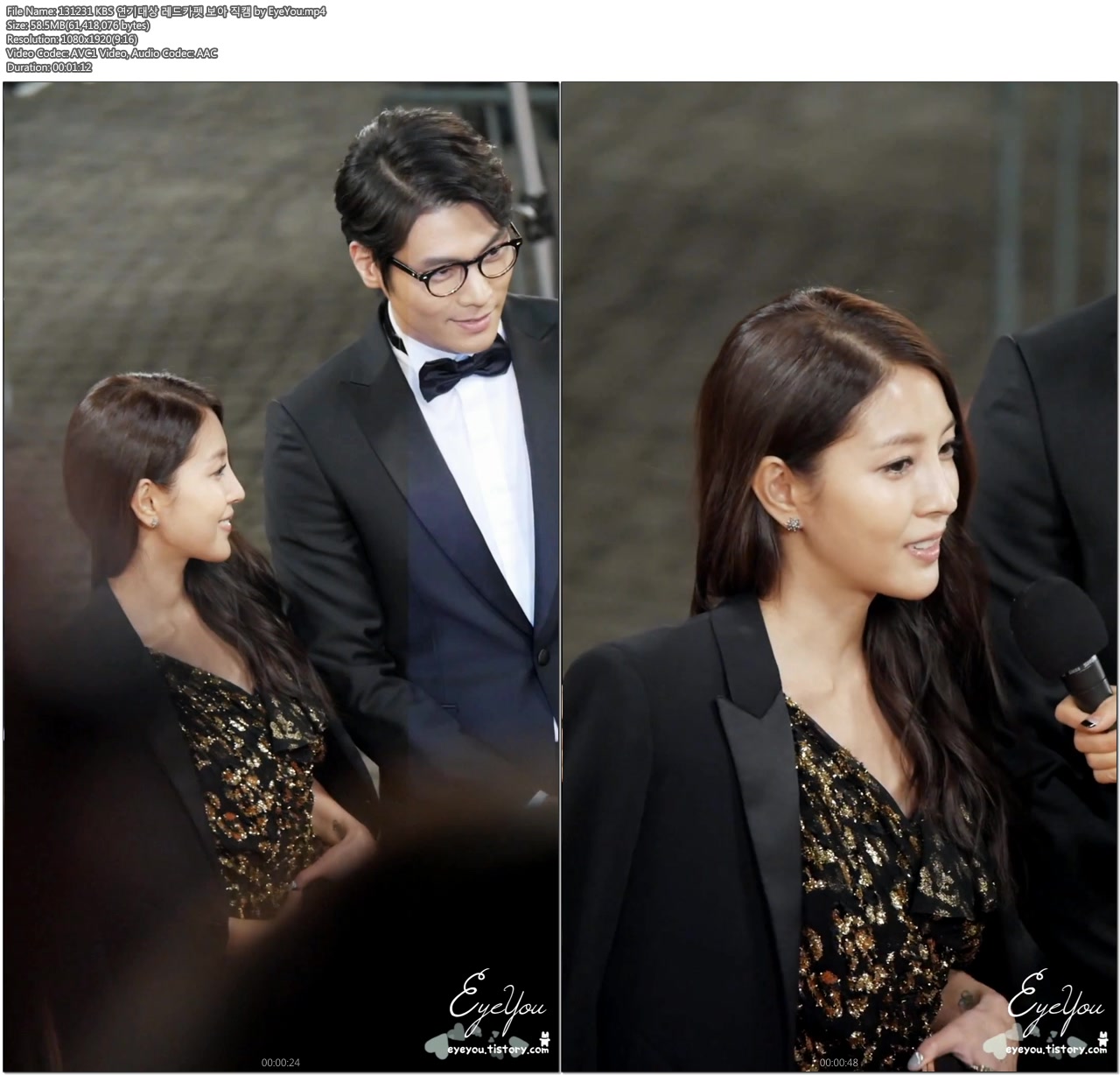 131231 KBS 연기대상 레드카펫 여배우 직캠 by EyeYou06.jpg