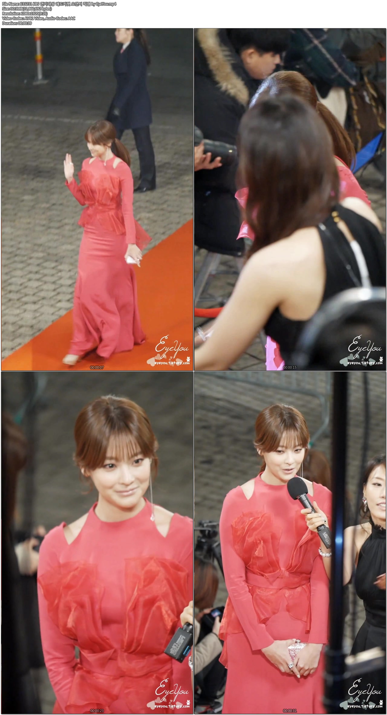 131231 KBS 연기대상 레드카펫 여배우 직캠 by EyeYou09.jpg