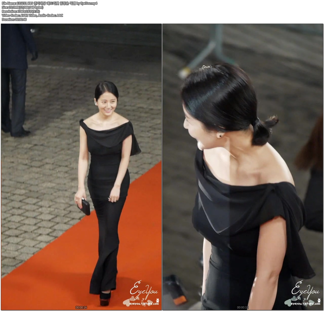 131231 KBS 연기대상 레드카펫 여배우 직캠 by EyeYou15.jpg