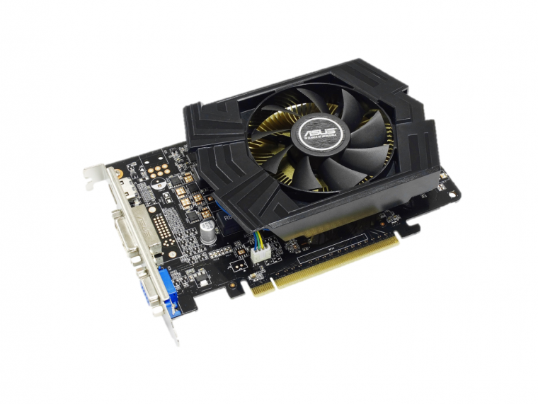 GTX750顯示卡內建兼具傑出冷卻與防塵效果的風扇，能有效降溫維持更長的尖峰效能與運作.png