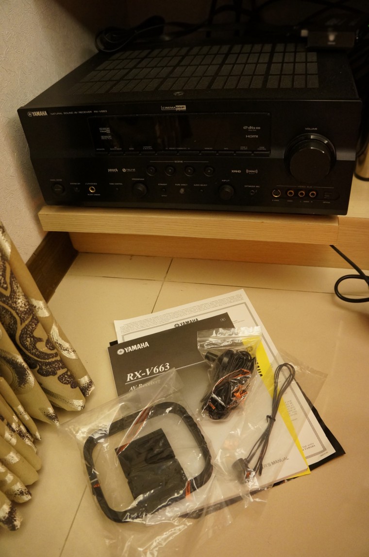 Yamaha RX-V663 美規/黑色/7.1ch/HDMI 1.3